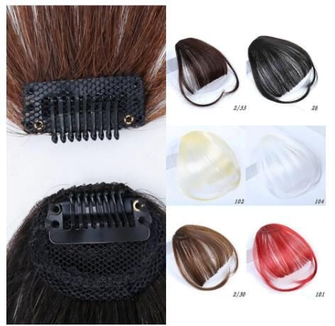 Kesh Clips 100% Human Hair Clip-In Bangs